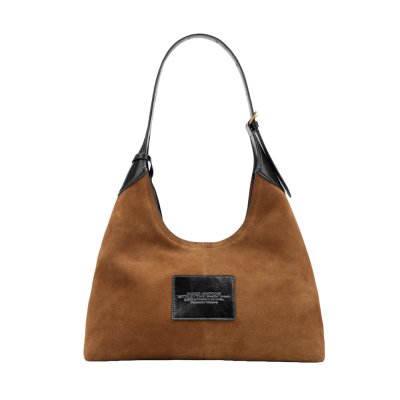 THE BELTED SACK BAG IN SUEDE